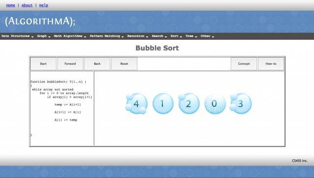 Download web tool or web app {AlgorithmA}; 2010